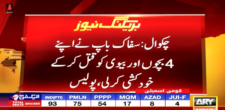 چکوال قتل خودکشی