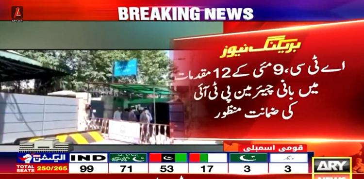 بانی پی ٹی آئی ضمانت