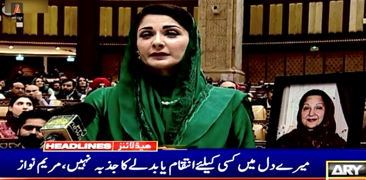 نو منتخب وزیراعلٰی پنجاب مریم نواز کا اپوزیشن کو پیغام