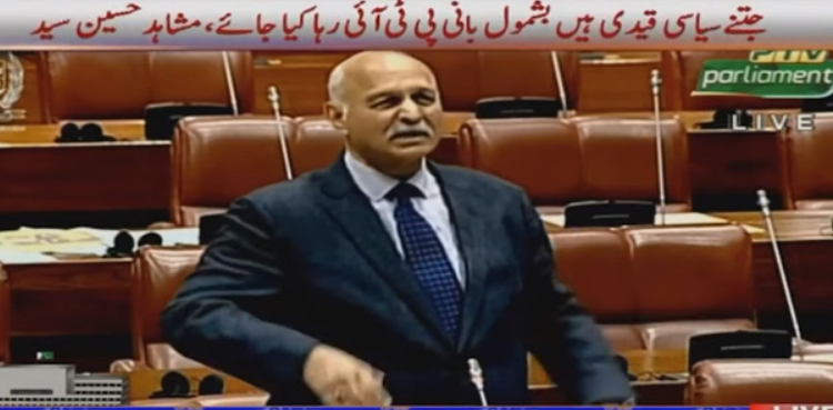 ن لیگی سینیٹر کا بانی پی ٹی آئی سمیت تمام سیاسی قیدیوں کو عام معافی دے کر رہا کرنے کا مطالبہ