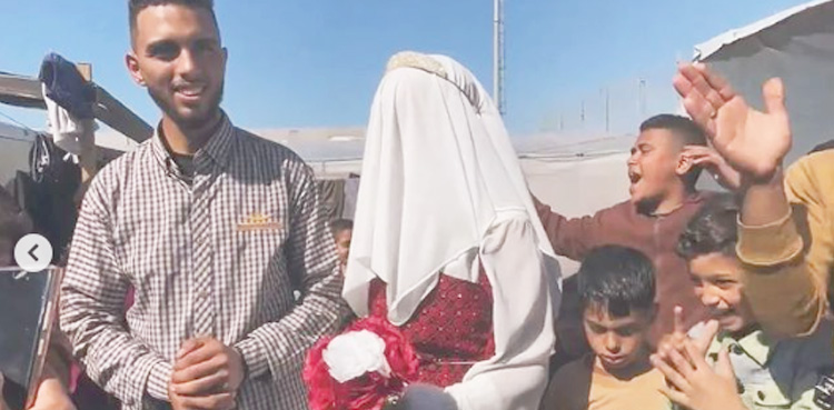 غزہ: 3 روز قبل شادی کے بندھن میں بندھنے والا جوڑا اسرائیلی بمباری سے شہید