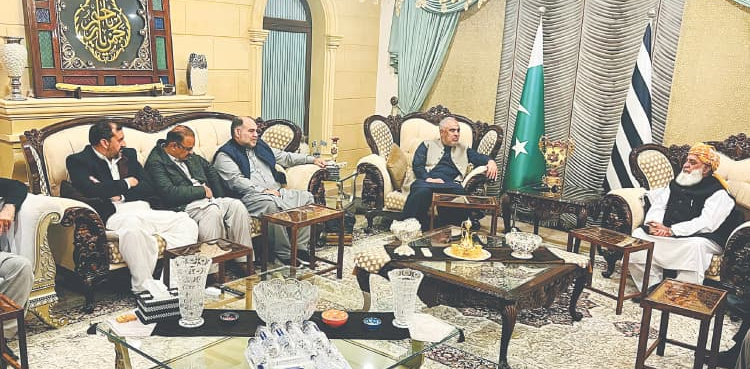 پی ٹی آئی وفد فضل الرحمان