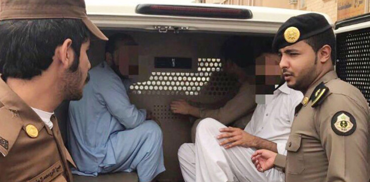 ریاض میں 19 غیر ملکی شہری گرفتار