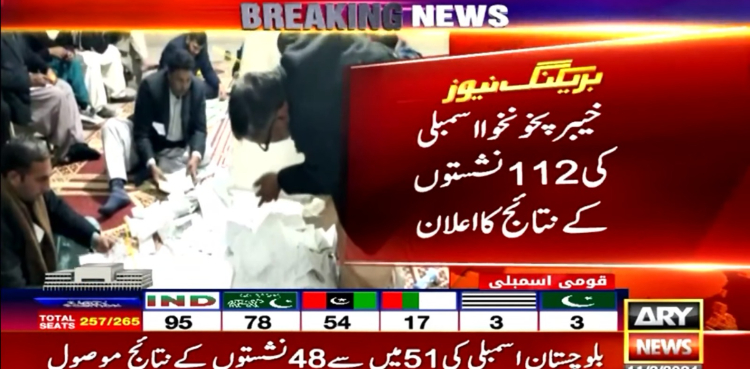 الیکشن 2024 پاکستان: خیبر پختونخوا اسمبلی کے تمام انتخابی حلقوں کے نتائج کا اعلان
