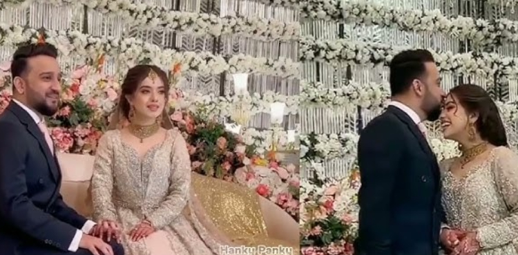 عریشہ رضی کے ولیمے کی تصاویر و ویڈیوز وائرل