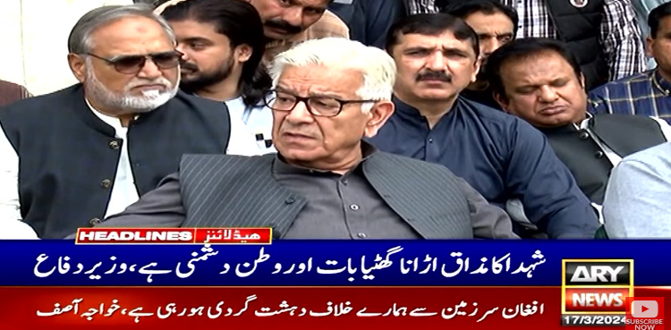 پی ٹی آئی نے دہشتگردوں کو اپنی دفاعی لائن میں رکھا ہوا ہے، خواجہ آصف