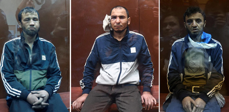 ماسکو کنسرٹ ہال حملہ، چار ملزمان پر فرد جرم عائد