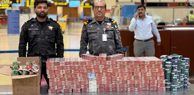 سگریٹ اور نسوار سعودی عرب اسمگل کرنے کی کوشش ناکام