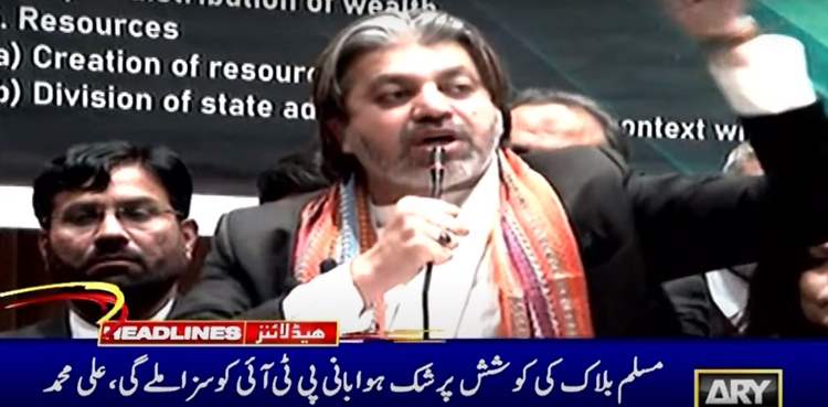 بانی پی ٹی آئی نے مسلم بلاک بنانے کی بات کی تو شک ہوا سزا ملے گی، علی محمد خان