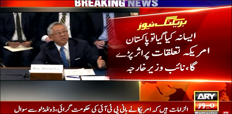 ’’بے ضابطگیوں والے حلقوں میں دوبارہ پولنگ نہیں کرائی گئی تو پاک امریکا تعلقات متاثر ہوں گے‘‘
