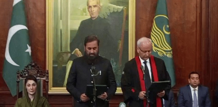 جسٹس ملک شہزاد نے چیف جسٹس لاہور ہائیکورٹ کے عہدے کا حلف اٹھا لیا