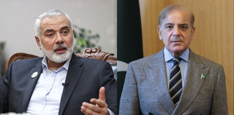 حماس سربراہ اسماعیل ہنیہ کی شہبازشریف کو وزیراعظم بننے پر مبارکباد