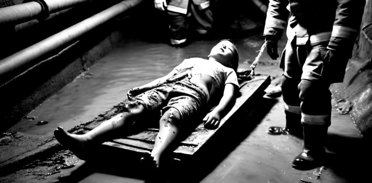 5 سالہ بچے کی لاش کئی گھنٹوں بعد نالے سے برآمد