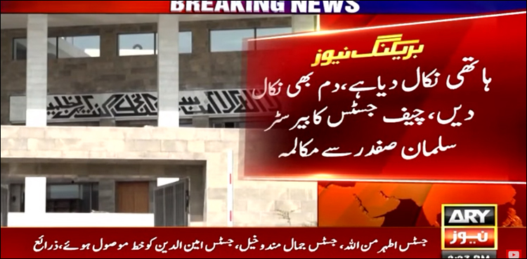 ہاتھی آپ نکال چکے ہیں، دم بھی نکال دیں، سائفر کیس میں جج کے ریمارکس