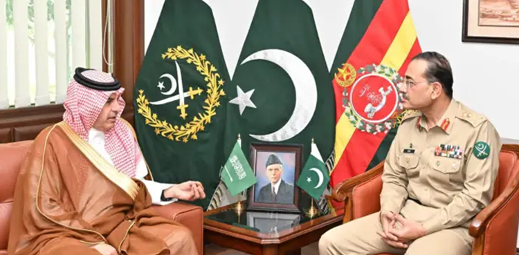 سعودی معاون وزیردفاع  کی آرمی چیف سے ملاقات ، دہشت گردی کے خلاف پاک فوج کی کامیابیوں اور قربانیوں کا اعتراف
