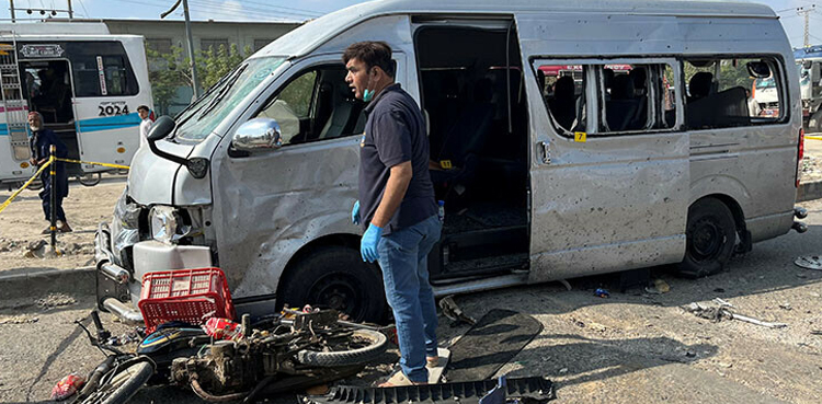 لانڈھی میں غیر ملکیوں کی گاڑی پر خودکش حملے میں اہم پیش رفت