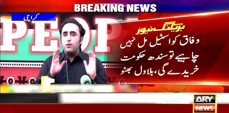 اداروں کی نجکاری کے بجائے پبلک پرائیویٹ پارٹنرشپ کی جائے، بلاول بھٹو