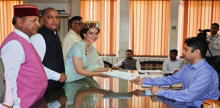 کنگنا رناوت بی جے پی کے پلیٹ فارم سے الیکشن لڑیں گی