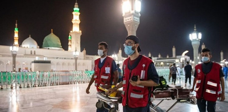مسجد نبویؐ میں ہلال احمر نے زائر کی زندگی بچالی