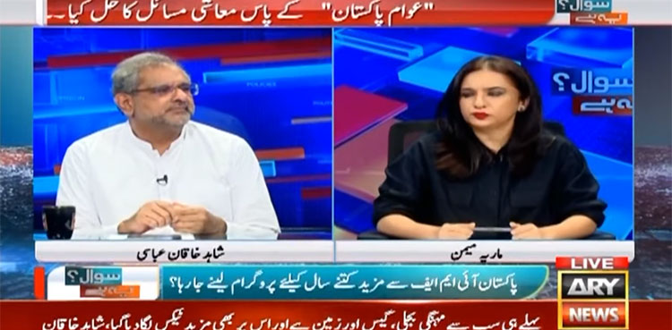 ٹیکسز کا ریٹ حد سے زیادہ بڑھائیں گے تو لوگ نہیں دینگے، شاہد خاقان عباسی