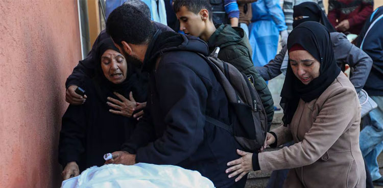 اسرائیل کی سیف زون پر بھی بمباری، 7 فلسطینی شہید