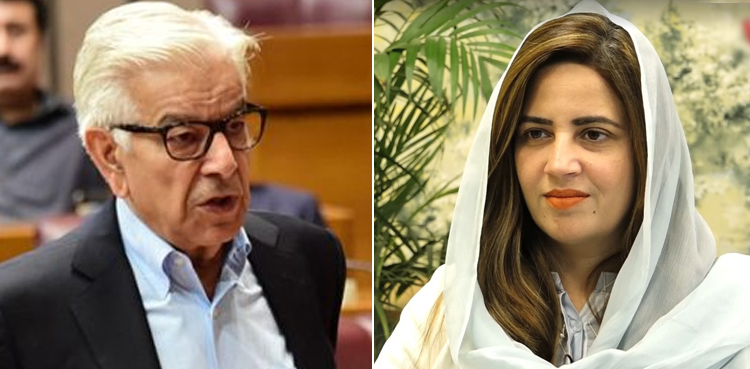 ’خواجہ آصف کا ذہنی توازن چیک کرنے کی ضرورت ہے، وہ تو ایوان میں آنے کے قابل نہیں‘