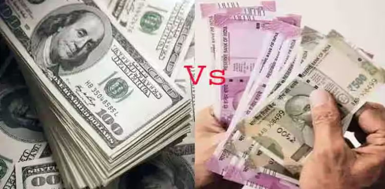 ڈالر کے مقابلے میں بھارتی روپیہ تاریخ کی نچلی ترین سطح پر آگیا