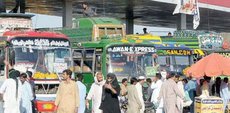 انٹرسٹی بس کے ذریعے دوسرے شہر جانے والے مسافروں کیلئے اہم خبر