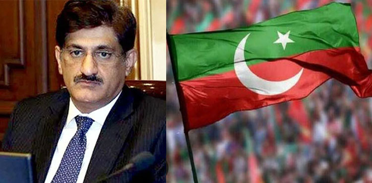 پی ٹی آئی کا وزیر اعلیٰ سندھ مراد علی شاہ کو خط