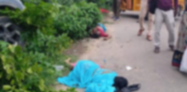 تیز رفتار کار  نے دو خواتین کو کچل دیا، موقع پر جاں بحق