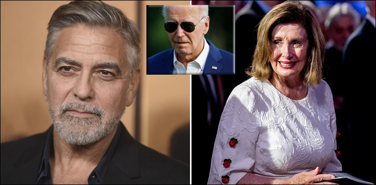 اداکار اور ڈونر جارج کلونی اور نینسی پلوسی نے جو بائیڈن کو کیا مشورہ دیا؟
