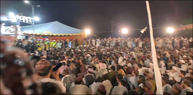 نیتن یاہو کو سرکاری سطح پر دہشت گرد قرار دیا جائے، تحریک لبیک کا دھرنے میں مطالبہ