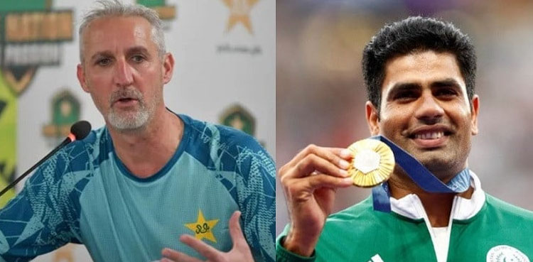 قومی ٹیم کے ہیڈکوچ، کپتان نے ارشد ندیم کو ڈریسنگ روم مدعو کرلیا