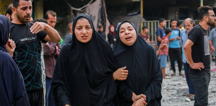 اسرائیلی فوج نے غزہ کے پناہ گزینوں پر بم برسا دیئے، 40 فلسطینی شہید