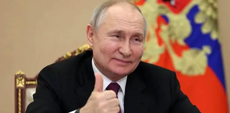 روسی صدر پیوٹن کی پاکستانیوں کو 77 ویں یوم آزادی پر مبارکباد
