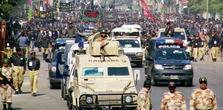 شہدائے کربلا کا چہلم، کراچی میں سیکیورٹی کے سخت انتظامات، راستے  بند