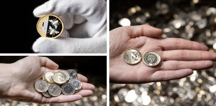 برطانیہ کے شاہ چارلس سوئم کی تصویر والے سکوں کی تیاری ویڈیو جاری