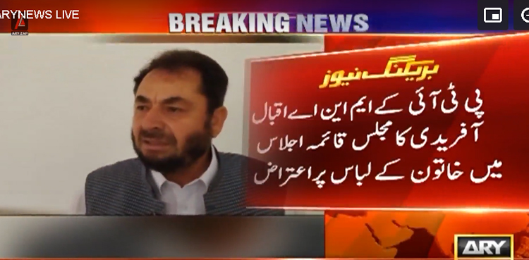 پی ٹی آئی کے ایم این اے  کا قائمہ کمیٹی میں خواتین کے لباس پر اعتراض