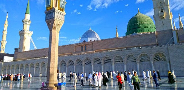 مسجد نبویؐ میں ایک ہفتے کے دوران 54 لاکھ زائرین کی آمد