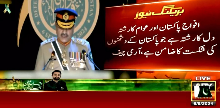 پاک افواج اور عوام کا دل کا رشتہ ہے، آرمی چیف