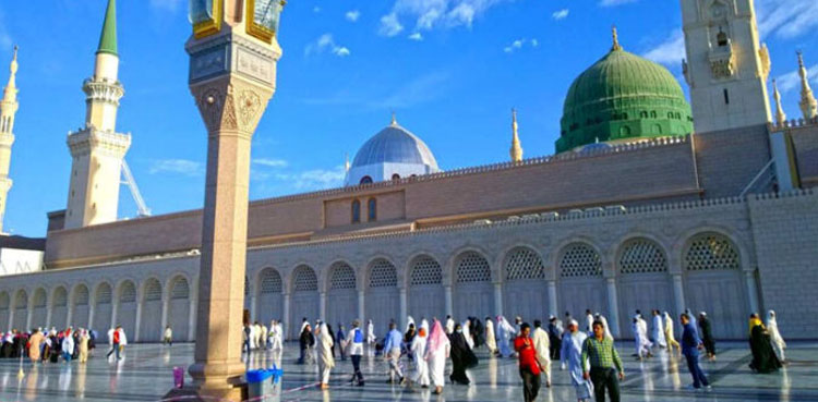 مسجد نبویؐ میں ایک ہفتے کے دوران 57 لاکھ سے زائد زائرین کی آمد
