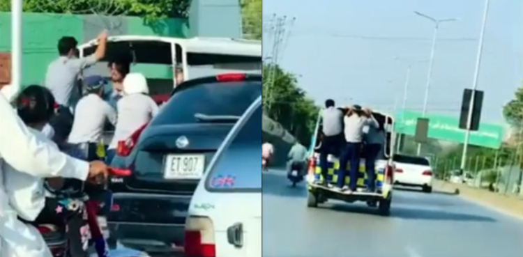 ٹریفک اہلکاروں کی شہریوں پر تشدد کی ویڈیو وائرل