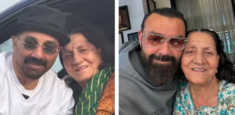 سنی اور بوبی دیول اپنی ماں پرکاش کور کی سالگرہ پر جذباتی ہوگئے، تصاویر وائرل