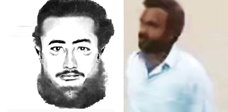 ڈی ایس پی علی رضا  کو قتل کرنے والے دہشت گردوں کے خاکے تیار