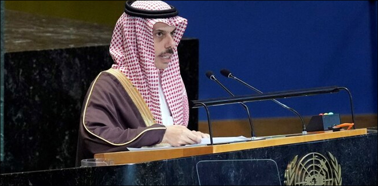 اقوام متحدہ میں تقریر، سعودی وزیر خارجہ کا بڑا مطالبہ