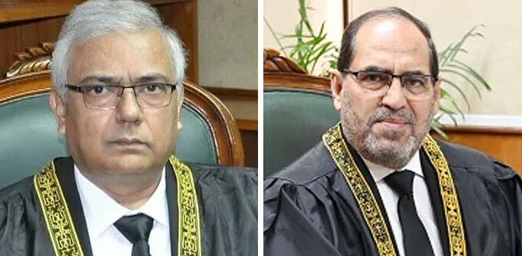 مخصوص نشستوں کے کیس کا  تفصیلی فیصلہ ، جسٹس امین الدین اور جسٹس نعیم اختر کا عمل منصب کے منافی قرار