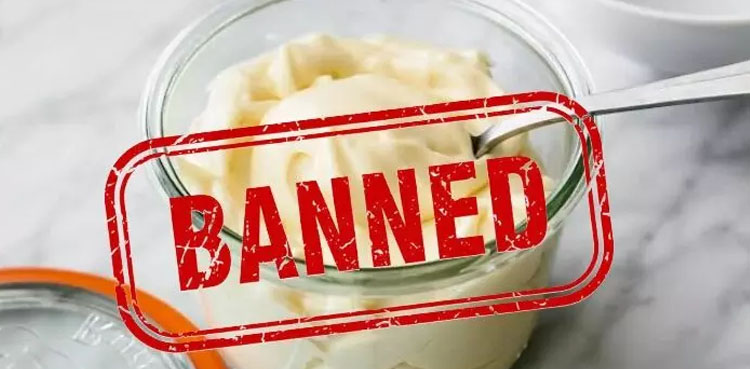 مایونیز کی فروخت پر پابندی