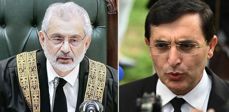 دنیا یاد رکھے گی قاضی فائز عیسی کا کردار کیا تھا، بیرسٹر گوہر