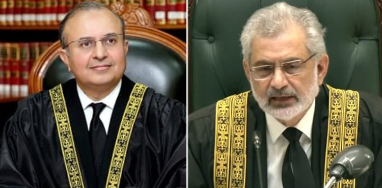لوگ ہمارے اعمال دیکھ رہے ہیں، تاریخ کبھی معاف نہیں کرتی، جسٹس منصور کا چیف جسٹس کو خط