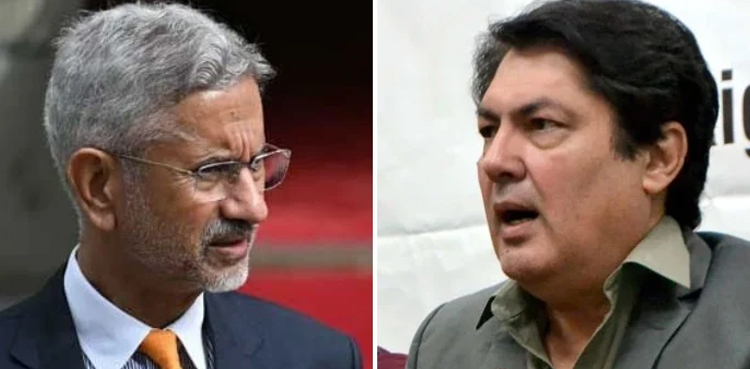 بیرسٹر سیف کی بھارتی وزیر خارجہ  کو پی ٹی آئی کے احتجاج میں شامل ہونے کی دعوت